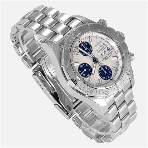 breitling sport watch - breitling silver watch.